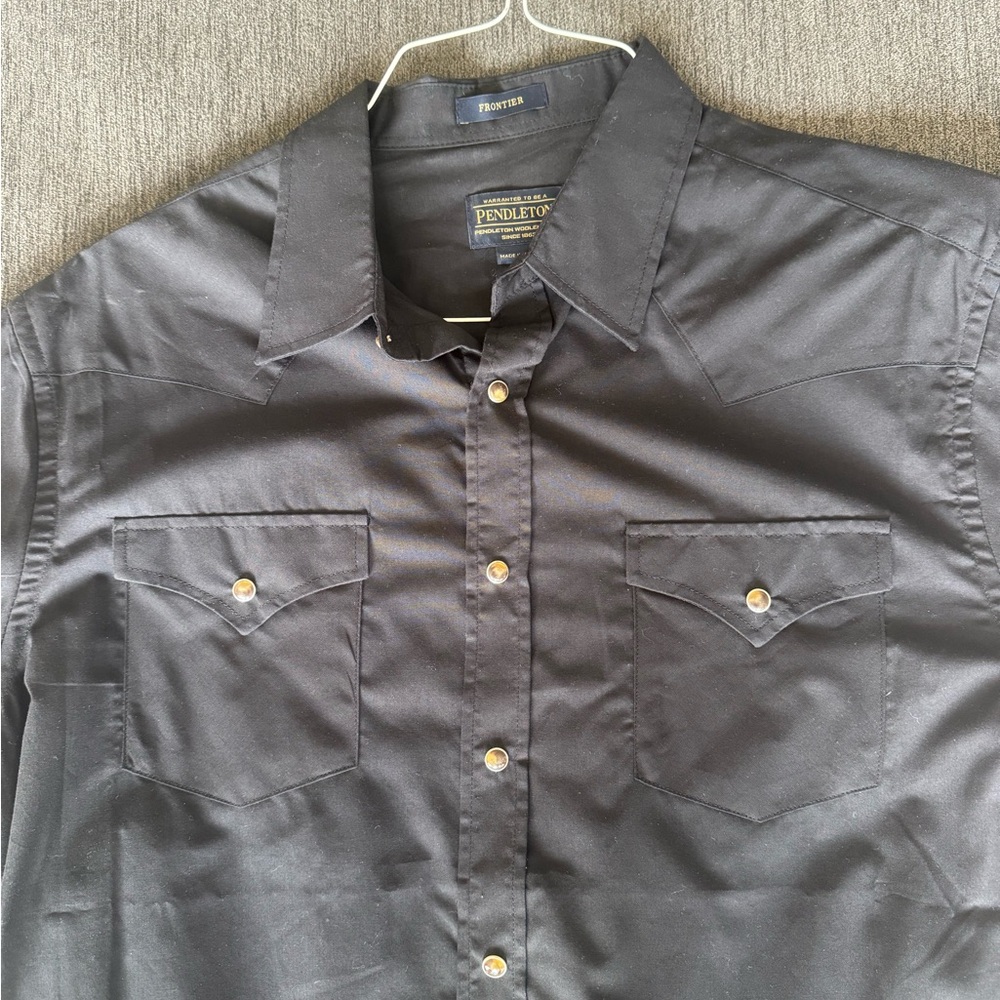 Pendleton Black Casual Button Down Shirt